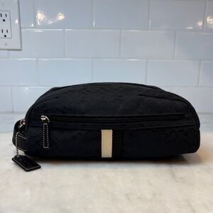 Coach Vintage Signature Logo Toiletry Travel Bag HTF